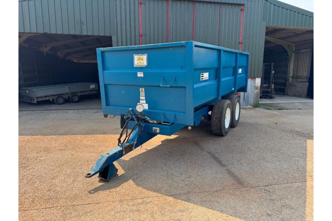 2000 AS Marston SAP 10t twin axle grain trailer with a manual tailgate and grain chute, fixed drawba - Image 2 of 20