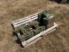 10No John Deere wafer weights