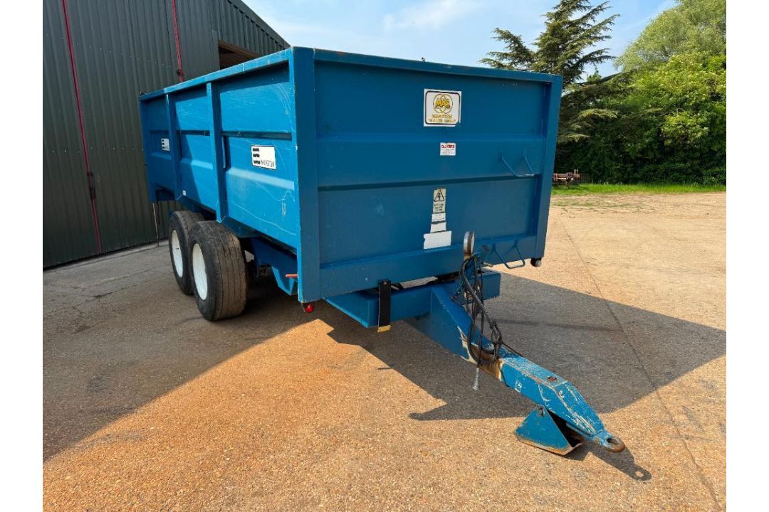 2000 AS Marston SAP 10t twin axle grain trailer with a manual tailgate and grain chute, fixed drawba - Image 19 of 20