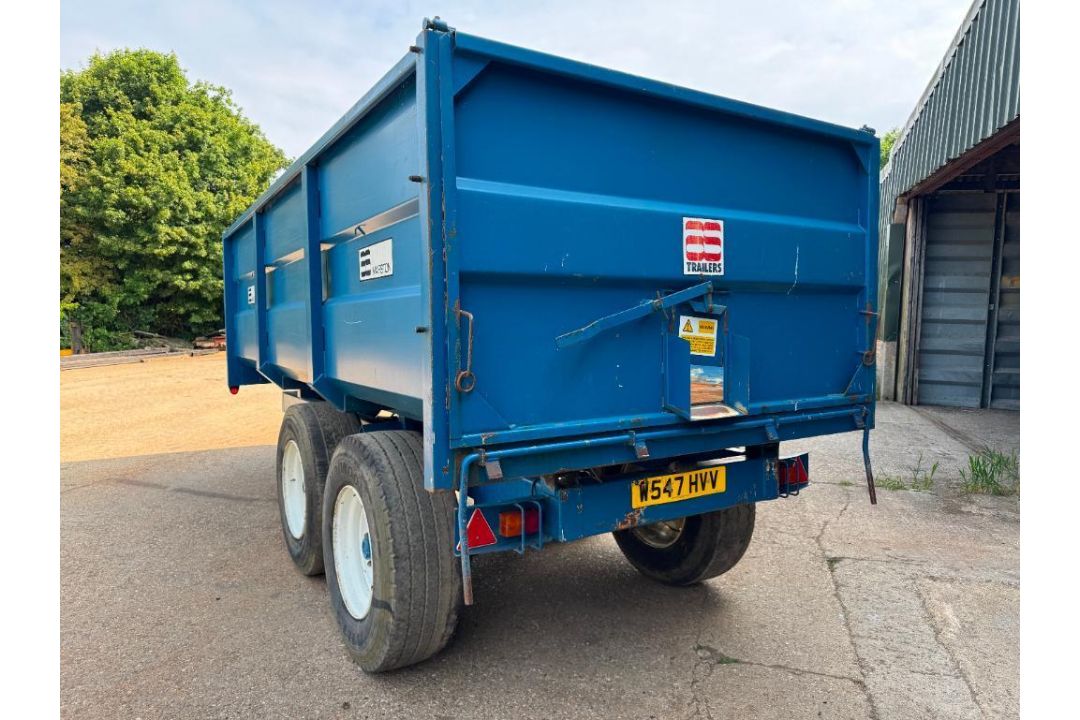 2000 AS Marston SAP 10t twin axle grain trailer with a manual tailgate and grain chute, fixed drawba - Image 6 of 20