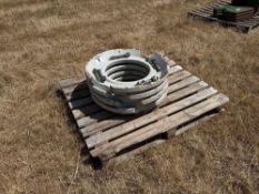 Pair Valtra rear wheel weights