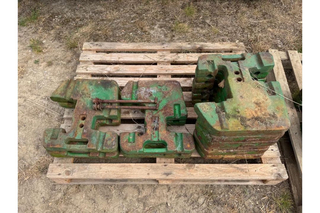 10No John Deere wafer weights - Image 2 of 2