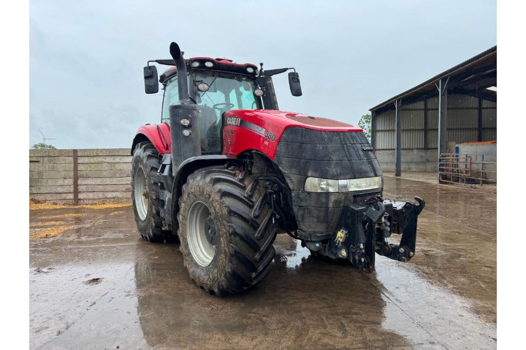 2018 Case Magnum AFS 380 CVX 50Kph 4wd tractor with front linkage, front and cab suspension, air bra - Image 6 of 34