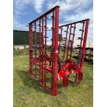 2015 Weaving Stubble Rake 6m, hydraulic folding, linkage mounted. Serial No: 11019920-2015
