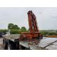 11m flat bed trailer with central mounted hiab, with rear double axle on 385/65R22.5 wheels and tyre - Image 13 of 15