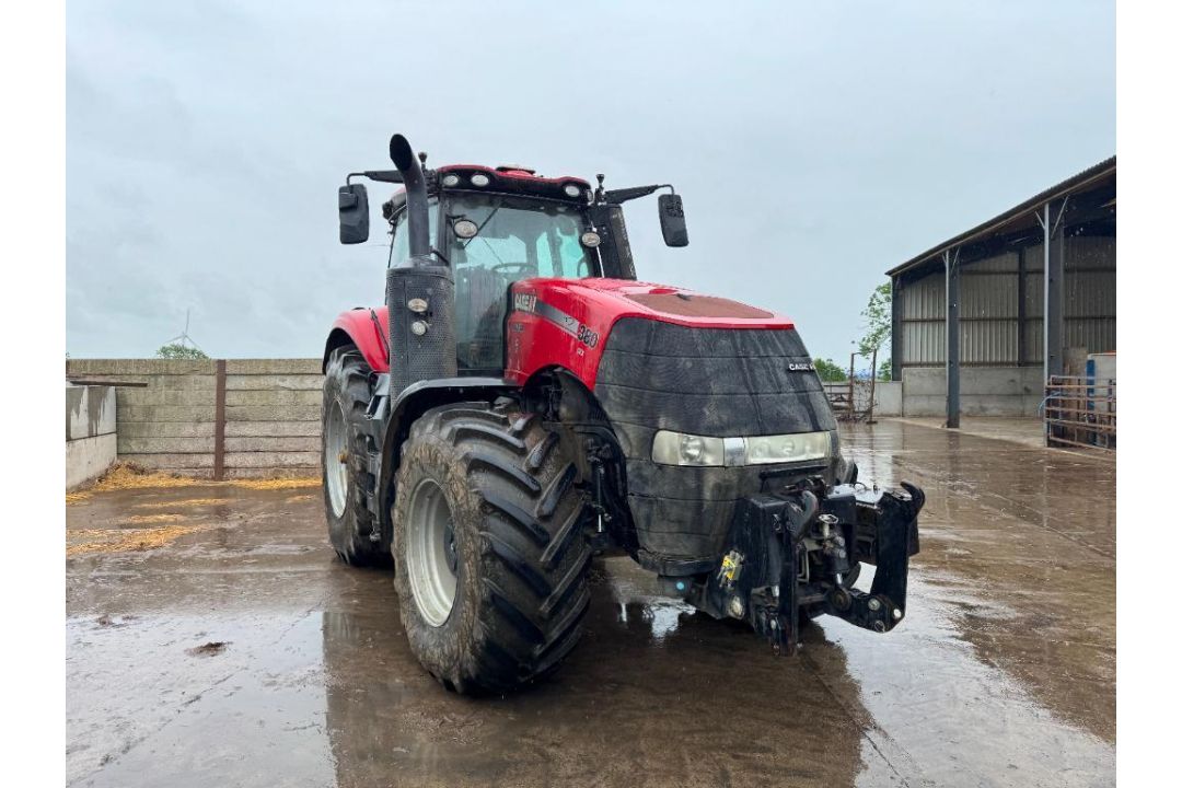 2018 Case Magnum AFS 380 CVX 50Kph 4wd tractor with front linkage, front and cab suspension, air bra - Image 7 of 34