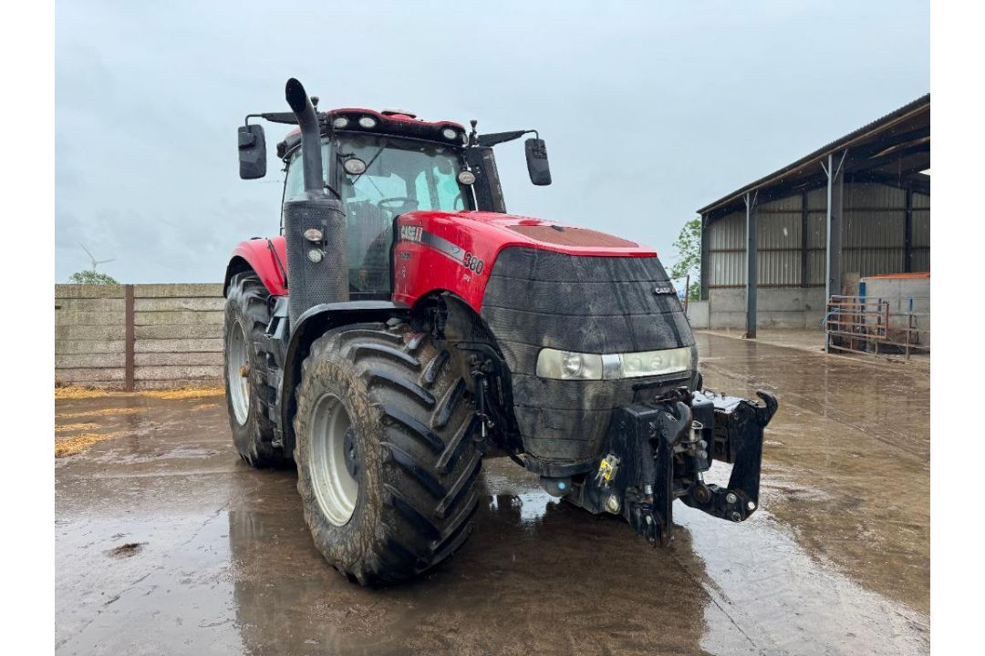 2018 Case Magnum AFS 380 CVX 50Kph 4wd tractor with front linkage, front and cab suspension, air bra - Image 3 of 34