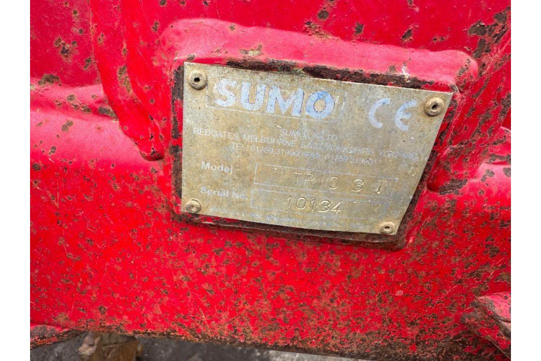 Sumo Trio 3T trailer cultivator with front discs, 6 legs and rear double discs to rear packer. Seria - Image 22 of 27