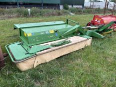 Krone Easycut 280 CVO mower conditioner, PTO driven, linkage mounted. NB: Comes with manual