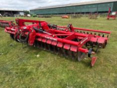 2021 Weaving Shortdisc 5000 with 2No rows of discs to hydraulic adjustable rear packer, hydraulic fo