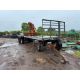 11m flat bed trailer with central mounted hiab, with rear double axle on 385/65R22.5 wheels and tyre - Image 11 of 15