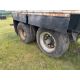 11m flat bed trailer with central mounted hiab, with rear double axle on 385/65R22.5 wheels and tyre - Image 6 of 15
