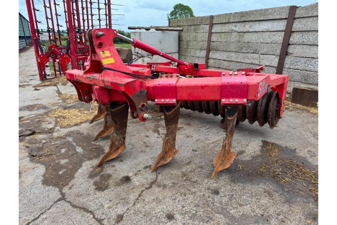 2014 HE-VA 3m 5 leg subsoiler with rear hydraulic adjustable packer, linkage mounted. Serial No: 305 - Image 19 of 20