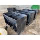 3No black plastic sheep feeders - Image 3 of 13