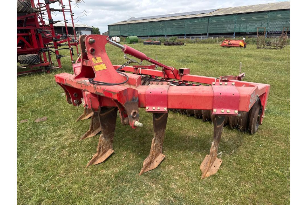 2014 HE-VA 3m 5 leg subsoiler with rear hydraulic adjustable packer, linkage mounted. Serial No: 305 - Image 2 of 20