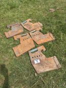 5No Ford 40kg wafer weights