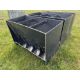 3No black plastic sheep feeders - Image 13 of 13