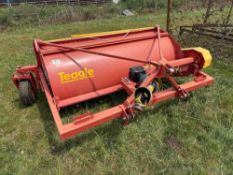 2018 Teagle Super-Ted 221 swath conditioner, PTO driven. Serial No: 4314