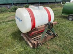 Techneat Nutristart LQ c.1,200l front mounted spray tank with electric pump. NB: Comes with control