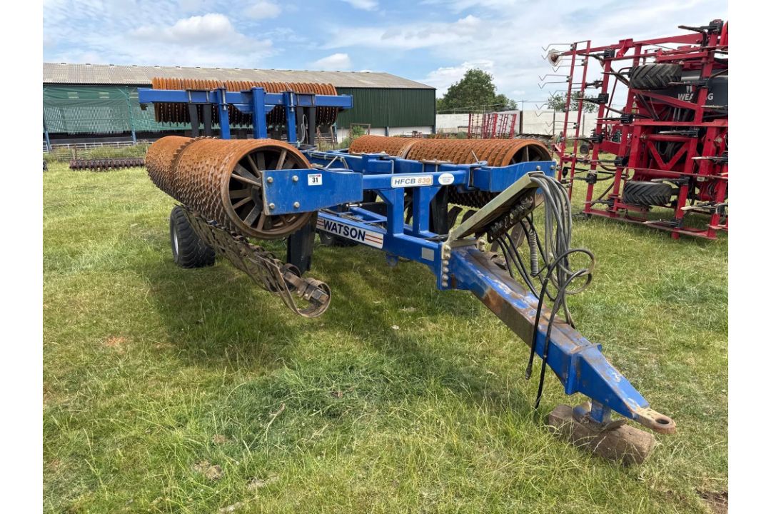 2016 Watson HFCB 830 8.3m Cambridge rolls with breaker rings, horizontal holding with levelling padd - Image 2 of 19