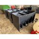 3No black plastic sheep feeders - Image 2 of 13