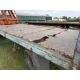 11m flat bed trailer with central mounted hiab, with rear double axle on 385/65R22.5 wheels and tyre - Image 3 of 15