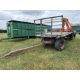 11m flat bed trailer with central mounted hiab, with rear double axle on 385/65R22.5 wheels and tyre - Image 1 of 15