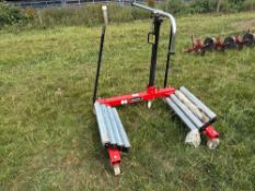 Truecraft 1,500kg wheel changing trolley. Serial No: 022145. Model No: 28173