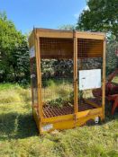 Oil drum store cage (Oxfordshire)