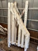 8No white horse jump wings (Buckinghamshire) (No VAT)