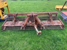 Ferrari 3m power harrow with crumble roller Buckinghamshire) (NO VAT)