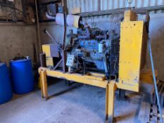 Cummings engine onto 540 PTO designed to run grain dryer (Oxfordshire)