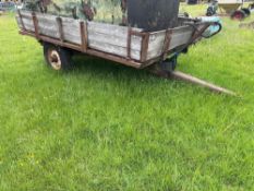 10ft wooden tipping trailer (Buckinghamshire) (No VAT)