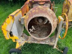 BarOmix Commodore cement mixer with Yanmar electric start (Buckinghamshire) (No VAT)