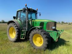2004 John Deere 6920 with Outback GPS Guidance, hydraulic drawbar, passenger seat, 3 spools and Farm