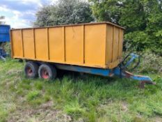 Richard Western 10t grain trailer with grain chute and manual rear door (Oxfordshire)