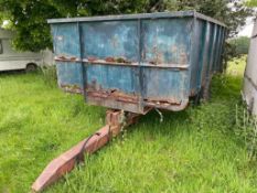 Salop 6 tonne trailer. Spares or Repairs.  (Buckinghamshire) (NO VAT)