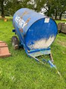 Henry 2,000 litre diesel bowser with hand pump (Buckinghamshire) (No Vat)