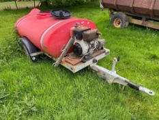 2010 Western pressure washer bowser with Yanma engine and manual start (Buckinghamshire) (NO VAT)