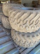 4 No Goodyear 48 x 25.00 - 20 NHS wheels and tyres (Oxfordshire)