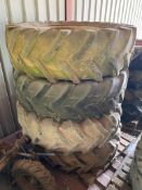 4 No 14.9 R28 wheels and tyres (Oxfordshire)