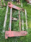 Bale spike back plate and brackets  (Buckinghamshire) (NO VAT)
