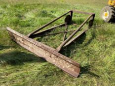 Homemade grain pusher on Sanderson brackets (Oxfordshire)