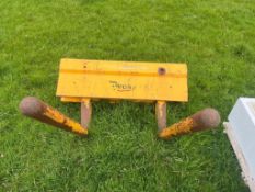 Twose bale squeeze on Manitou brackets (Buckinghamshire) (No VAT)