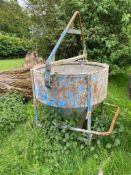 2 No concrete pouring skips (Buckinghamshire) (No VAT)