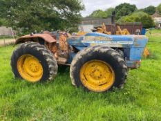 Ford County Super 6 c/w assist rams, link arms and cab. No V5 (Buckinghamshire) (NO VAT)