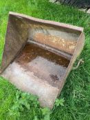 Vintage tractor loader bucket (Buckinghamshire) (No VAT)