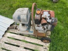 Wickham engineering pump with petter engine and 3 inch outlet (Buckinghamshire) (No VAT)