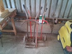 2No gas bottle trolleys