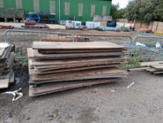Quantity plywood & other timber